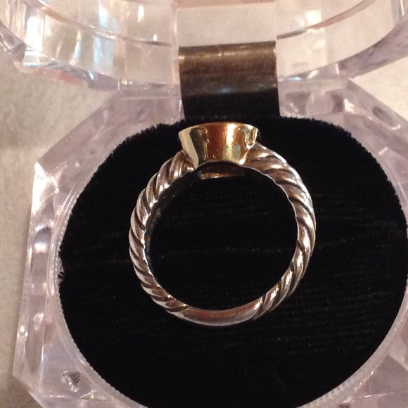 David Yurman Blue Topaz Ring - Picture 4 of 7